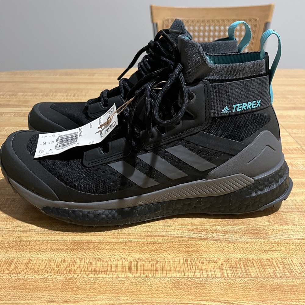 Adidas Terrex Free Hiker Black and Blue Shoes